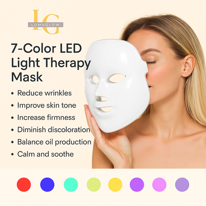 LumaGlow™ 7-Color LED Therapy Mask